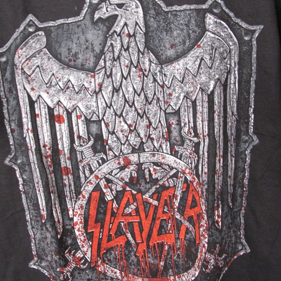 Slayer Eagle Logo Unisex T-Shirt - Medium - Picture 4 of 8